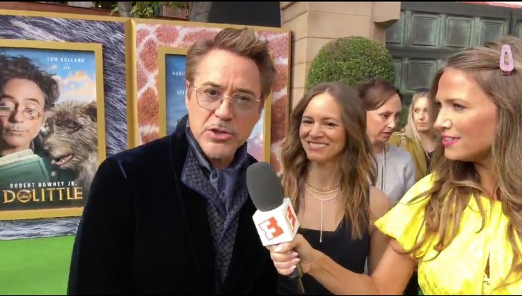 Green carpet premiere of Doolittle starring Robert Downey Jr.